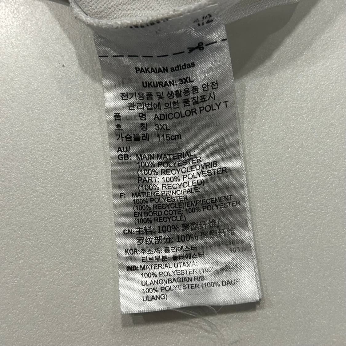 [3XL] 아디다스 아디컬러 삼선 반팔 티셔츠 A667 상품이미지9