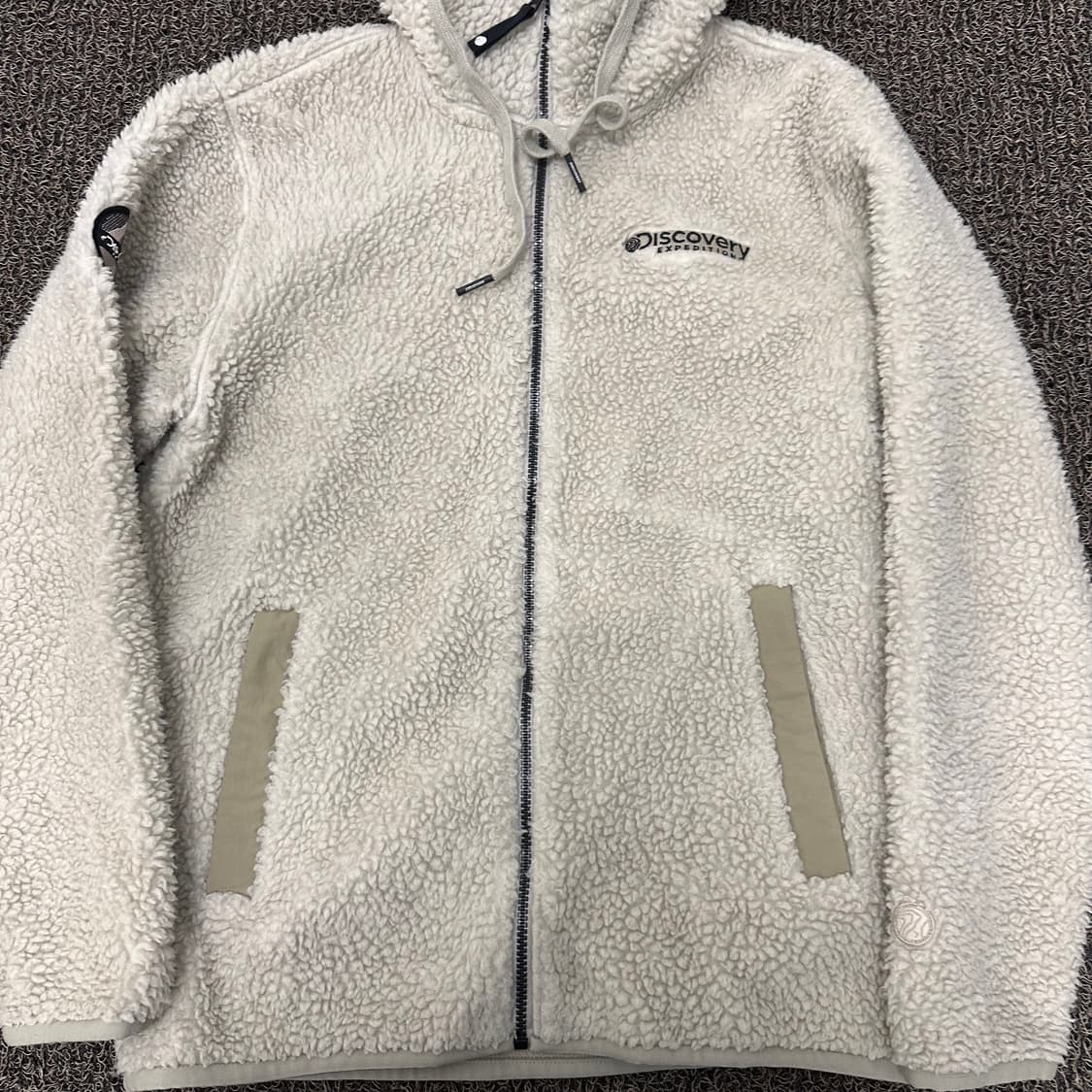 디스커버리 뽀글이 털 후리스 후드 자켓 95(M) 상품이미지3