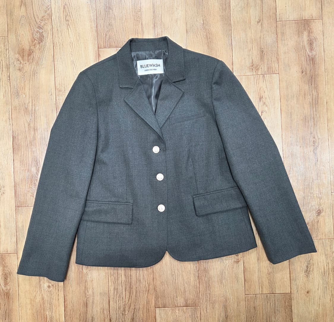 블루워시(BLW) 골드버튼 클래식 울자켓 55-66 상품이미지4