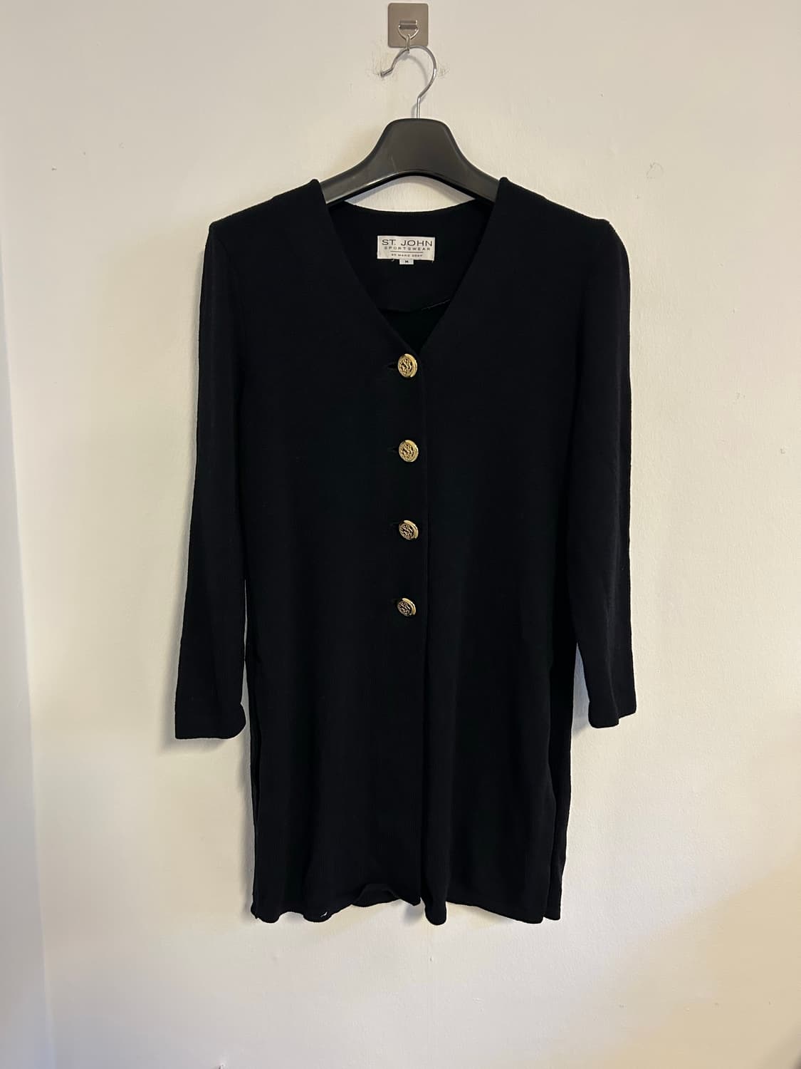 세인트존 클래식 골드버튼 니트 가디건 상품이미지1