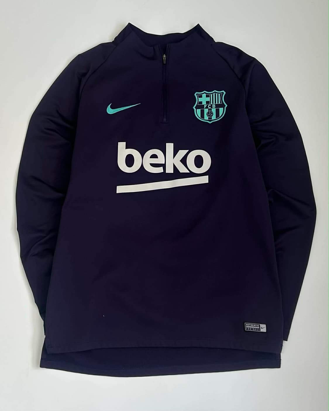 [M] 나이키 FC 바르셀로나 드라이핏 beko 반집업 져지 긴팔 슬리브 상품이미지1