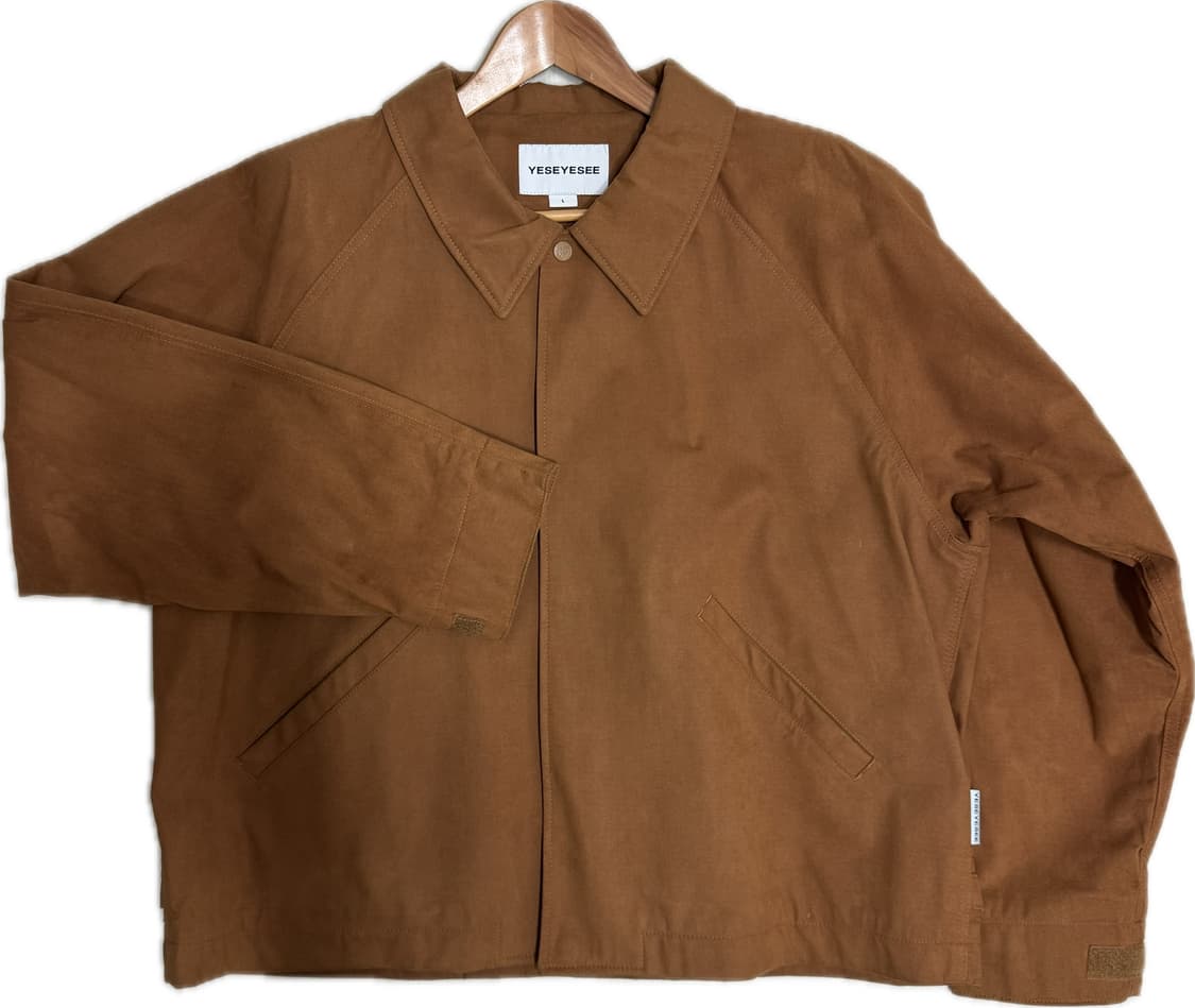 예스아이씨 Y.E.S Suade Jacket Brown 상품이미지1