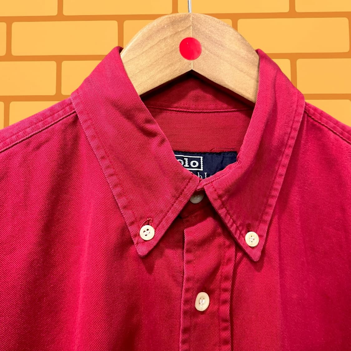 폴로 랄프 로렌 버튼 다운 셔츠 (S) 상품이미지2