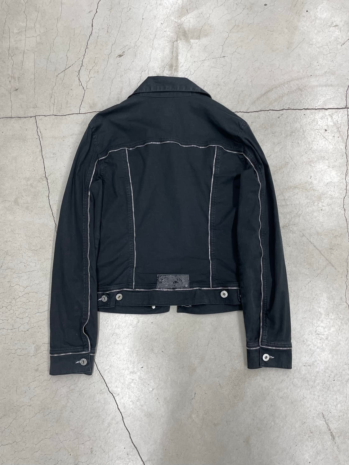 00’s Moschino Multi zipper Trucker 상품이미지2