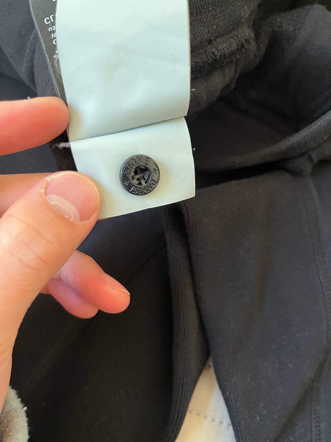 [L] 스톤아일랜드 스웻 조거 팬츠 블랙 상품이미지7