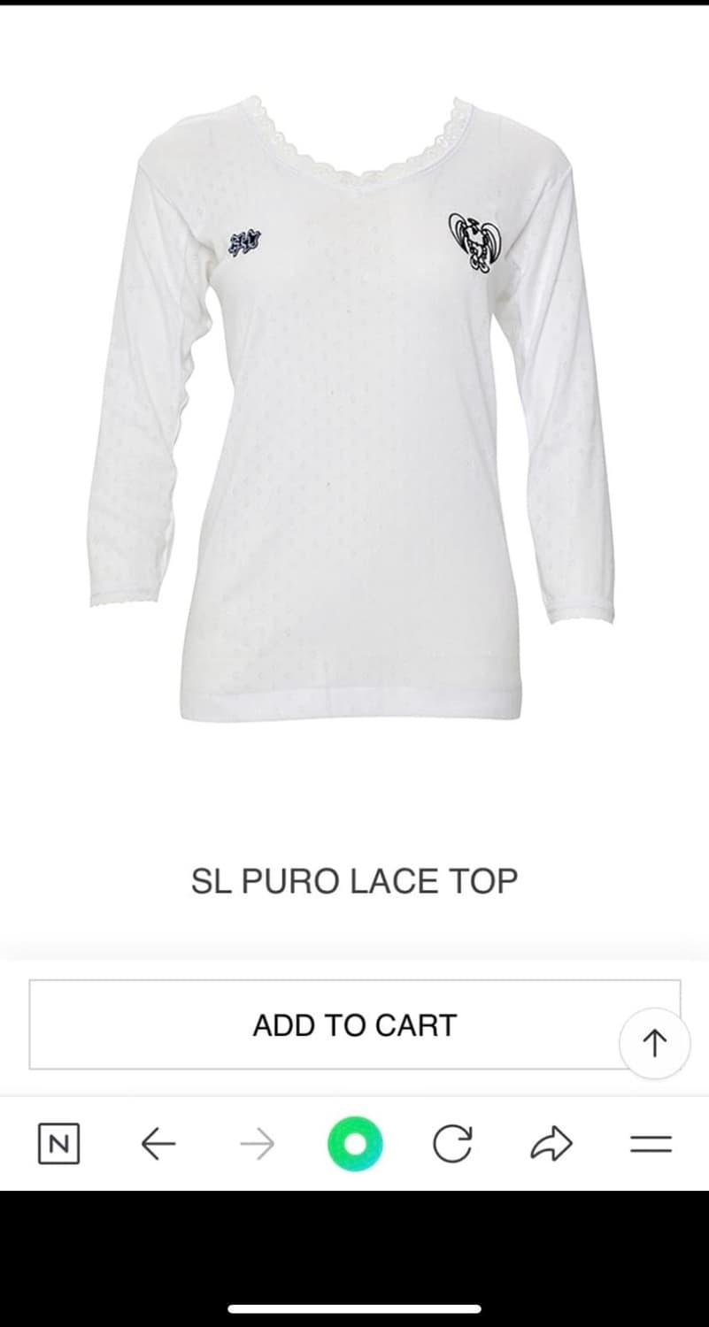 shalomclub puro lace top 샬롬클럽 푸로 레이스 탑 상품이미지1