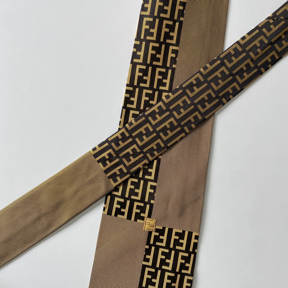 펜디 (FENDI) 모노그램 정품 명품 넥타이 상품이미지4