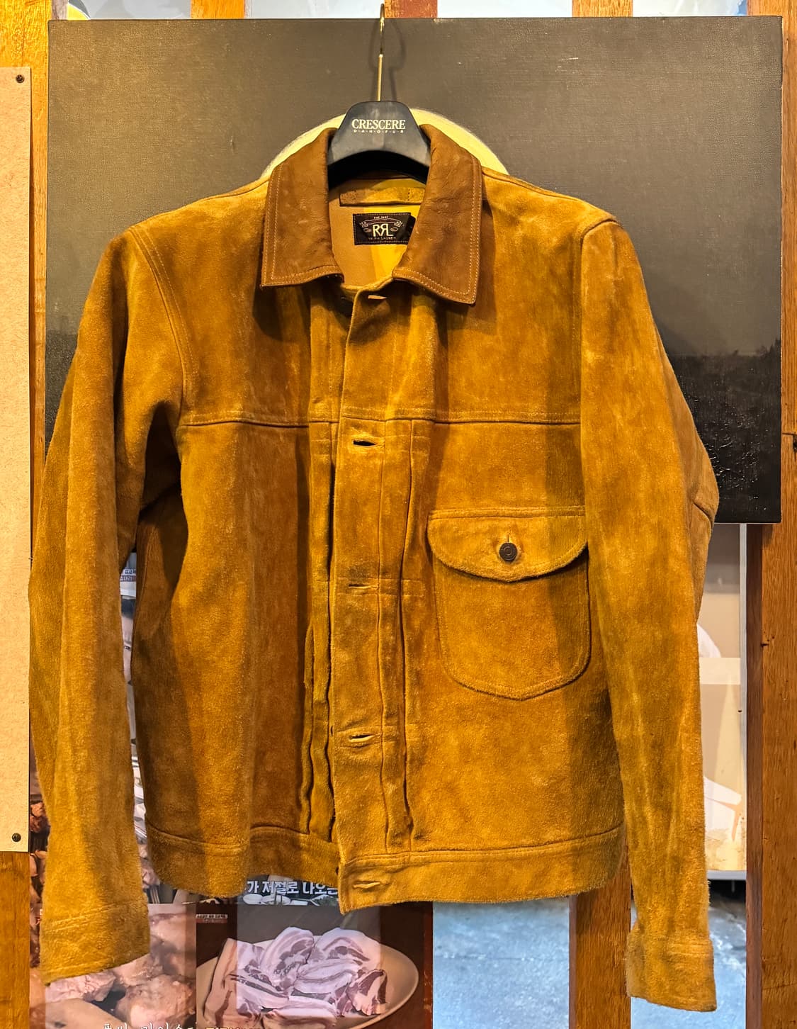 RRL 더블알엘 카우 레더 Davis 재킷 상품이미지1