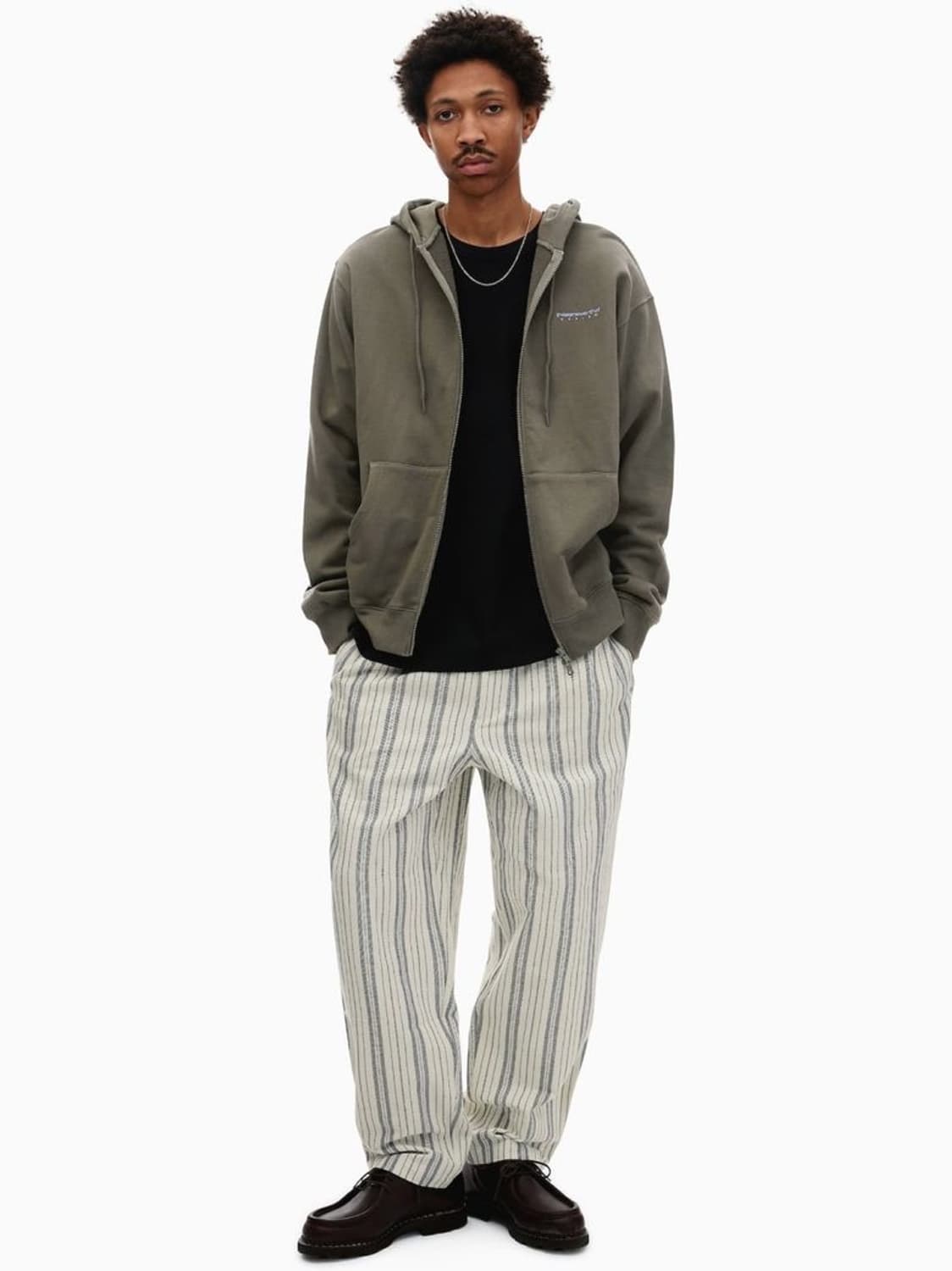 디스이즈네버댓 stripe jacquard pants (S) 상품이미지5