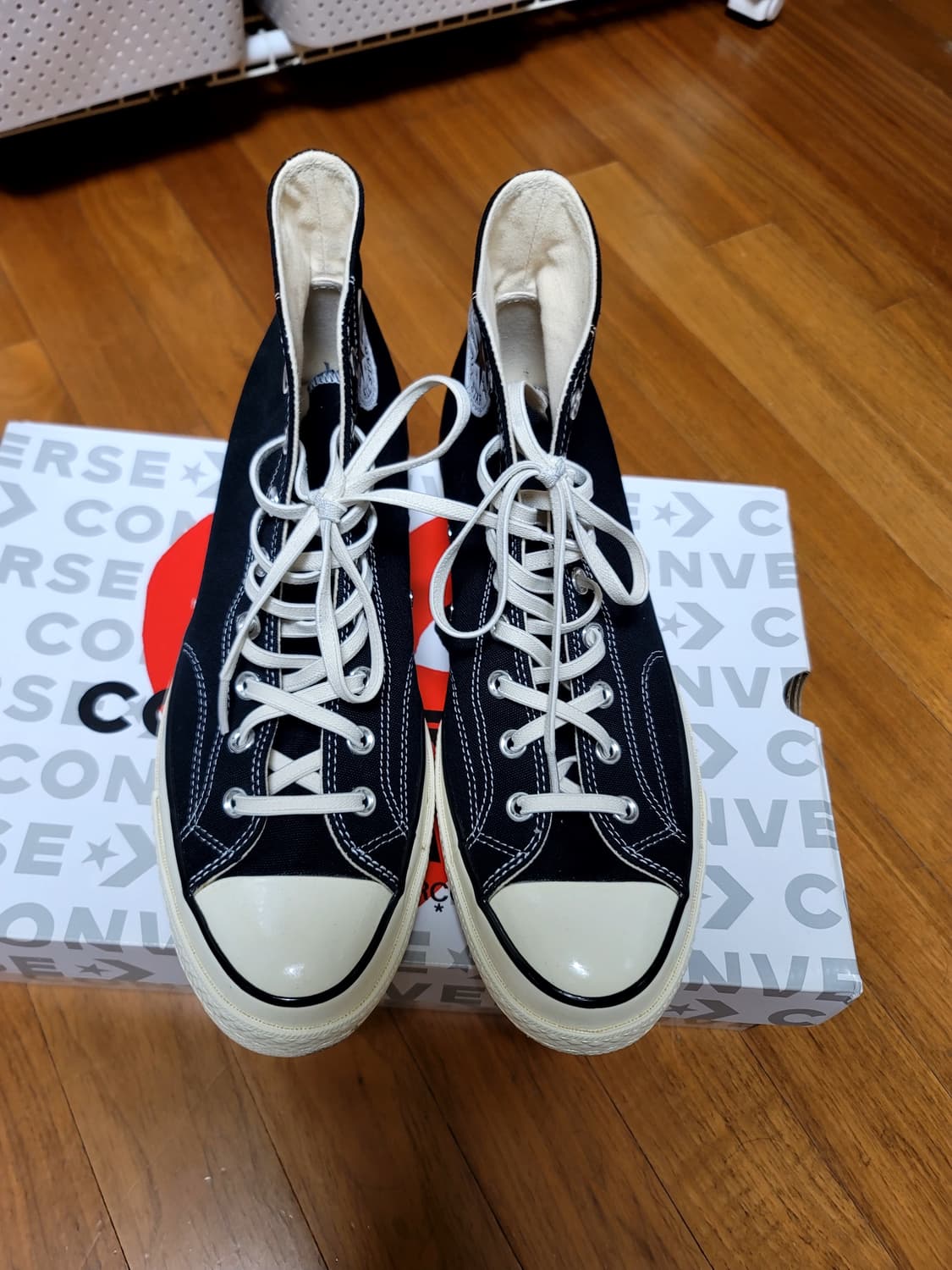 컨버스 척 70 하이 블랙 295사이즈 상품이미지2