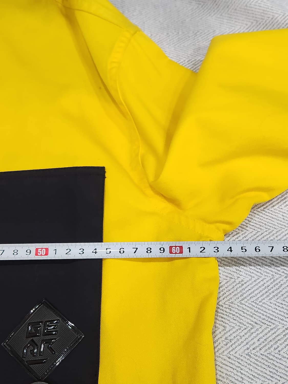 [M] 매니아매스 탄탄한 옐로우 포켓 셔츠 오버핏 남성 M 상품이미지10