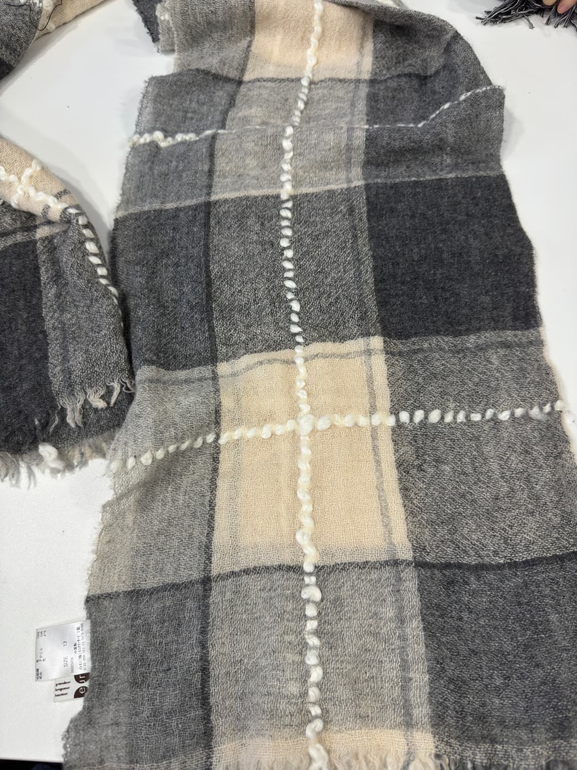 eur3 check muffler 상품이미지2