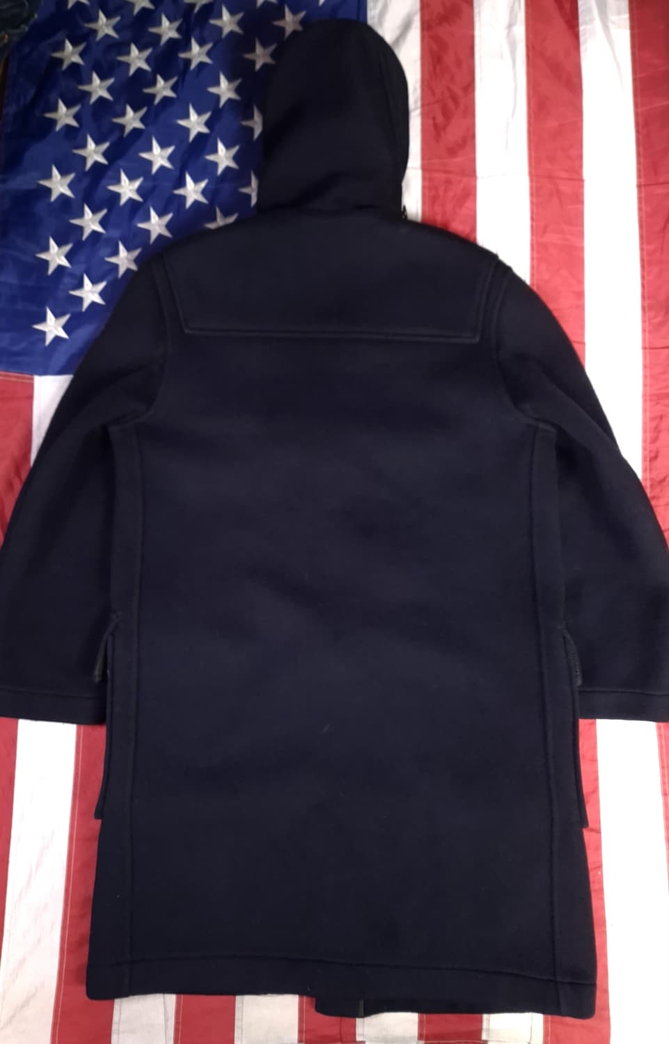 80's 오리지날 영국제조 글로버올 울 타탄체크 더플코트 상품이미지9