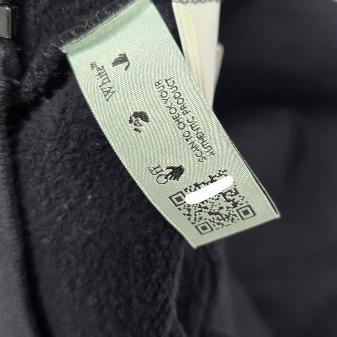 오프화이트 디아그 어그리먼트 후드 집업 L사이즈 100 105 판매 상품이미지5