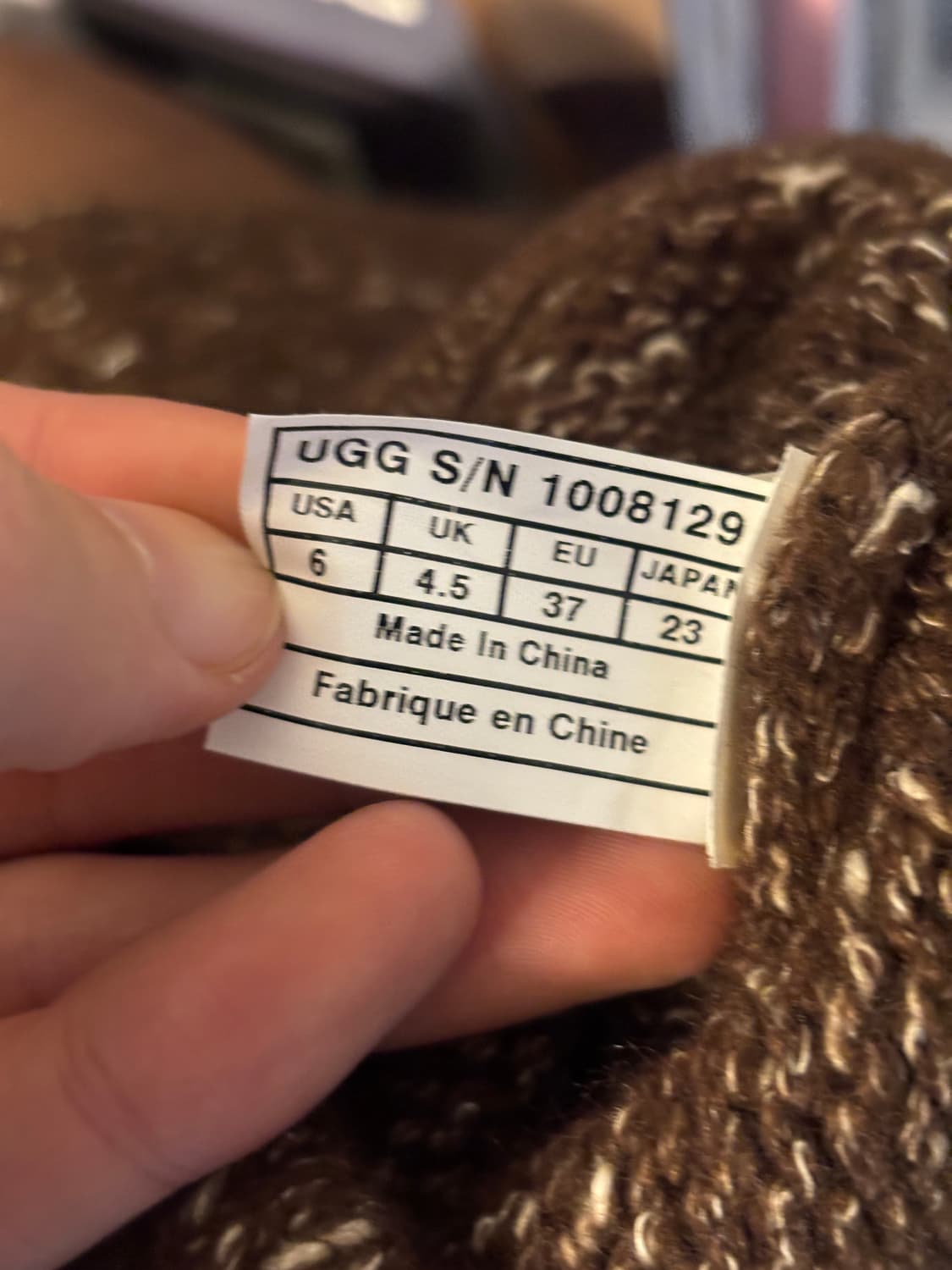 어그 스웨이드 니트 부츠 상품이미지8