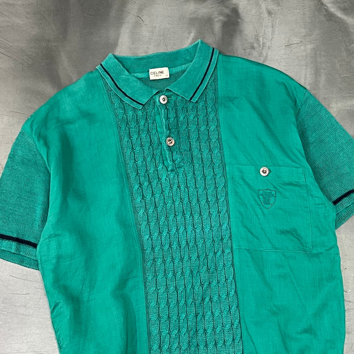  셀린느 니트 배색 카라티 y16226 상품이미지3