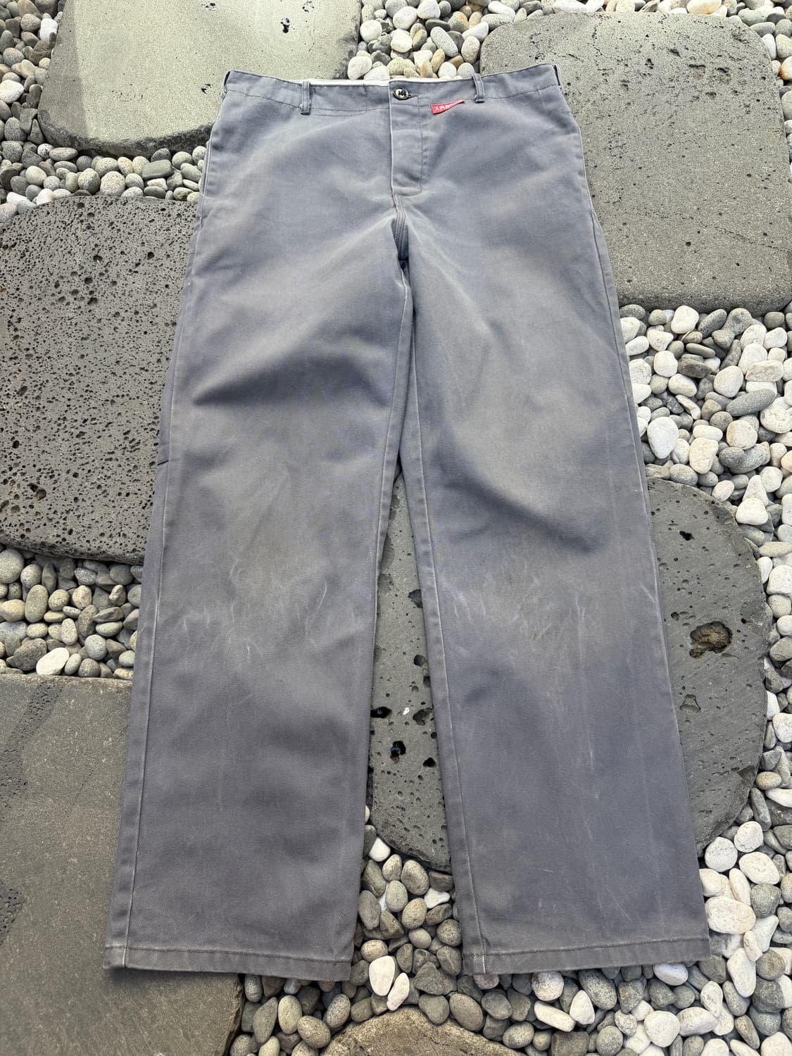 00s Planam Grey Flame Resistant 빈티지워크팬츠 상품이미지1