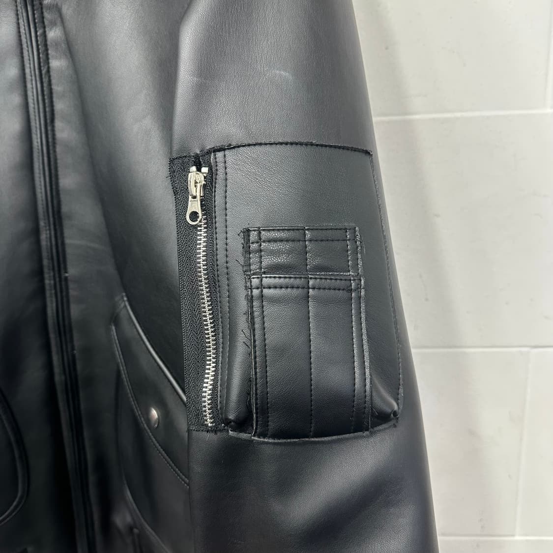 보세 레더 자켓 상품이미지3
