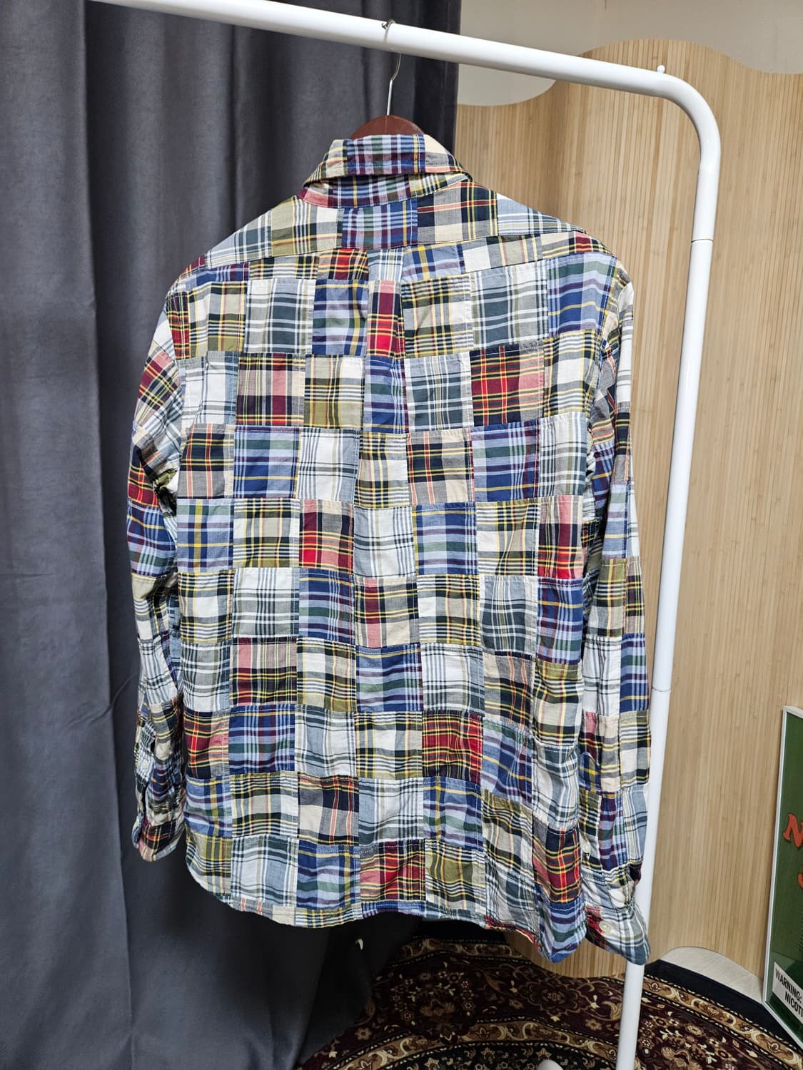 브룩스브라더스 마드라스 셔츠 리젠트핏 m 상품이미지3