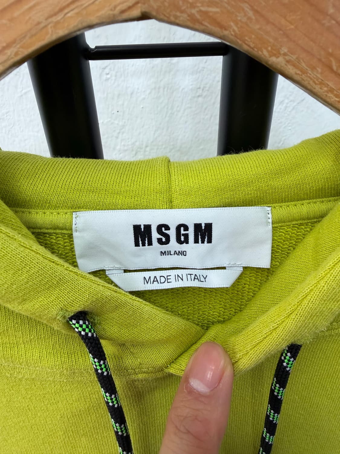 정품) MSGM 오버사이즈 후드티 XS 상품이미지5