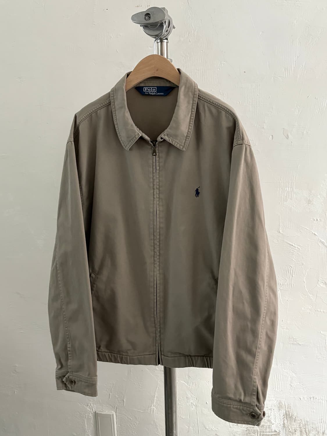 Polo 폴로 랄프로렌 탄베이지 컬러 코튼 헤링턴 자켓 상품이미지1