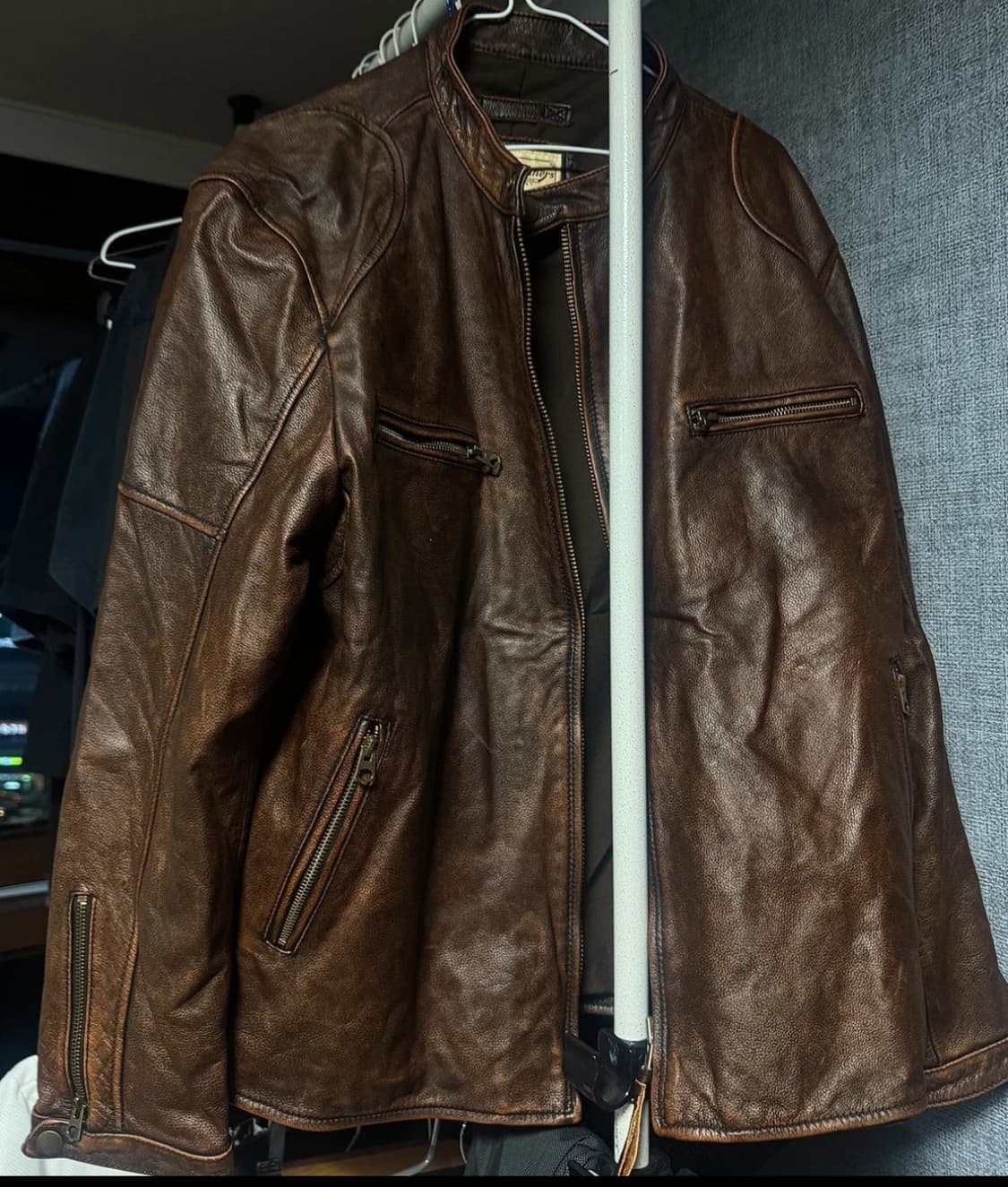 100%소가죽 자켓 XXL 상품이미지1