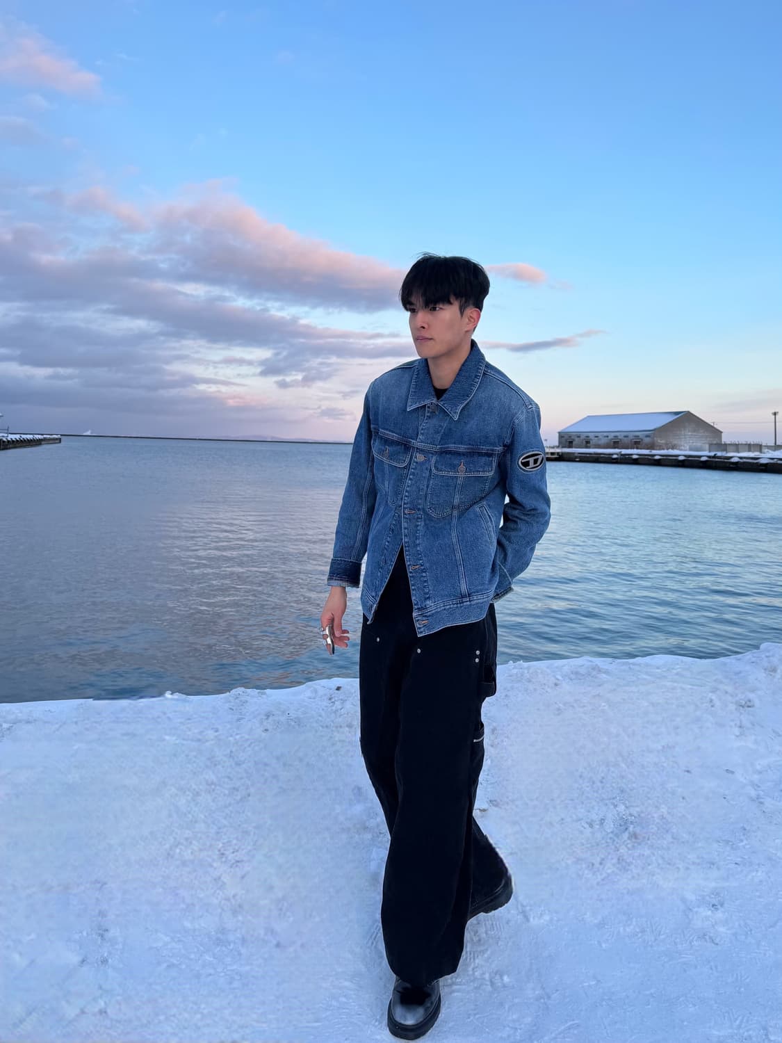 디젤 d바르시 데님 자켓 m 상품이미지6