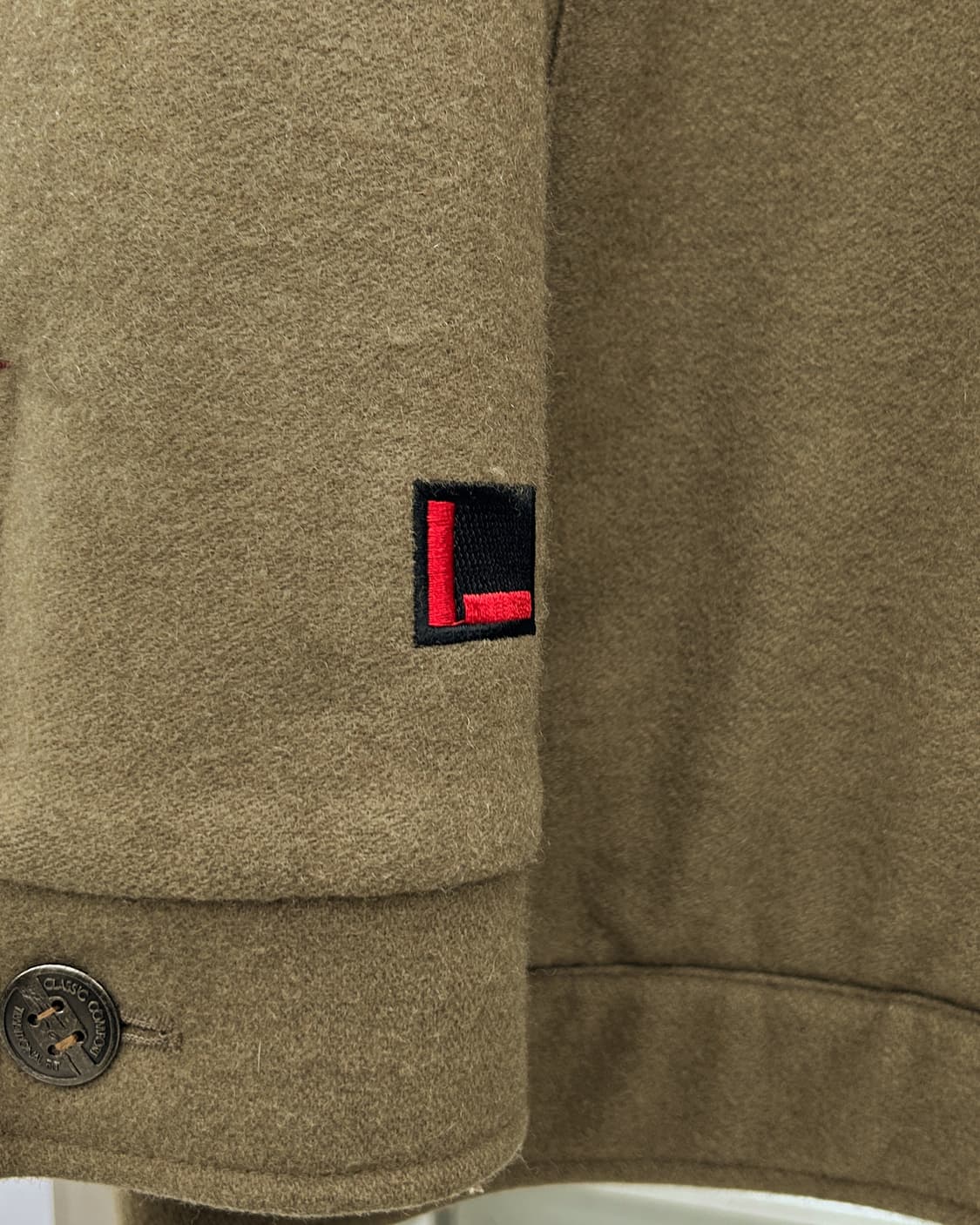 Fubu 00s 엠브로이더리 울 후드 자켓 베이지 상품이미지8