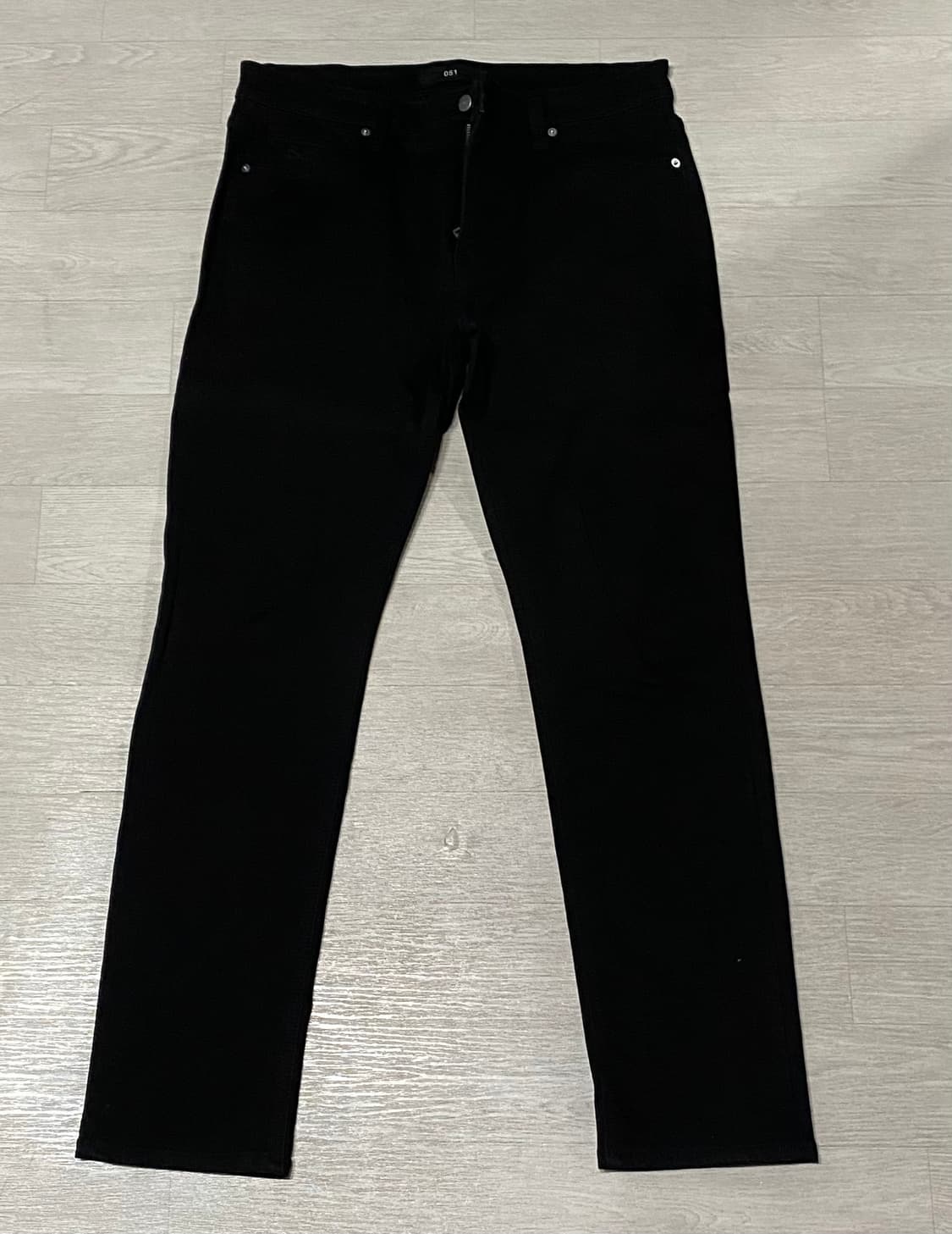 [36] 플랙진 베를린 슬림 스트레이트 블랙진 상품이미지1