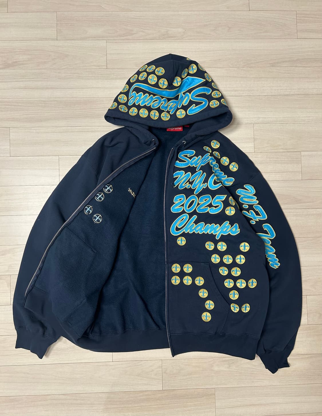 (2XL) 슈프림 리그챔스 후드집업 25fw 상품이미지2