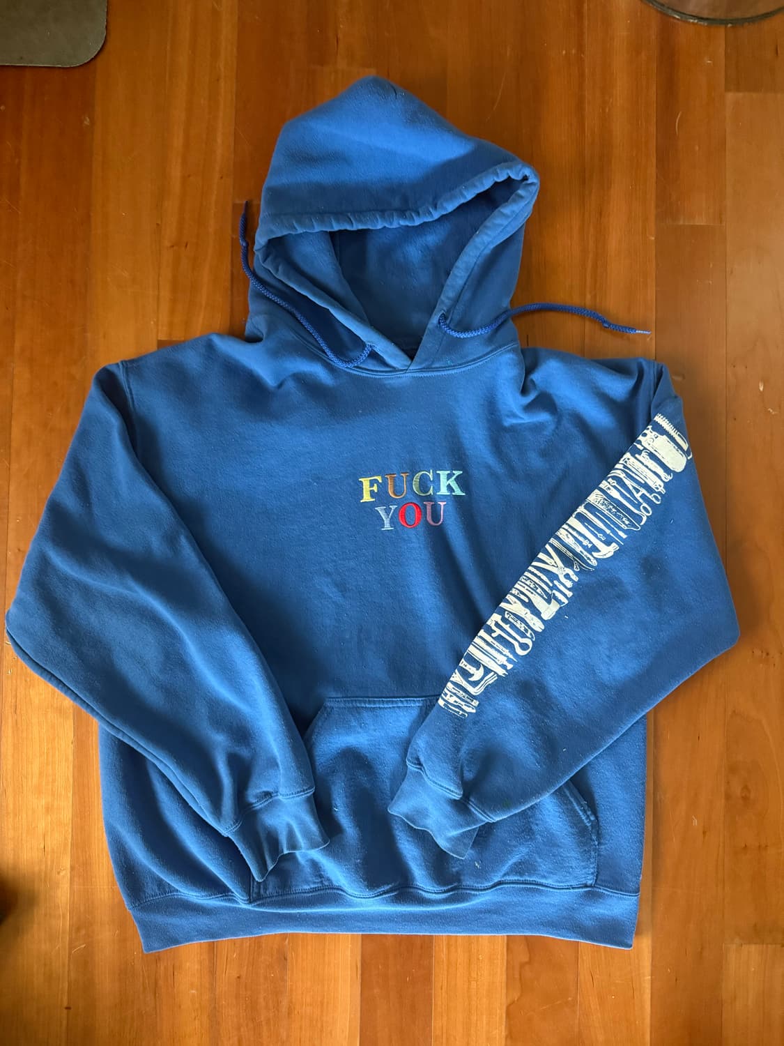 LABRAT fuck you 후드티 상품이미지1