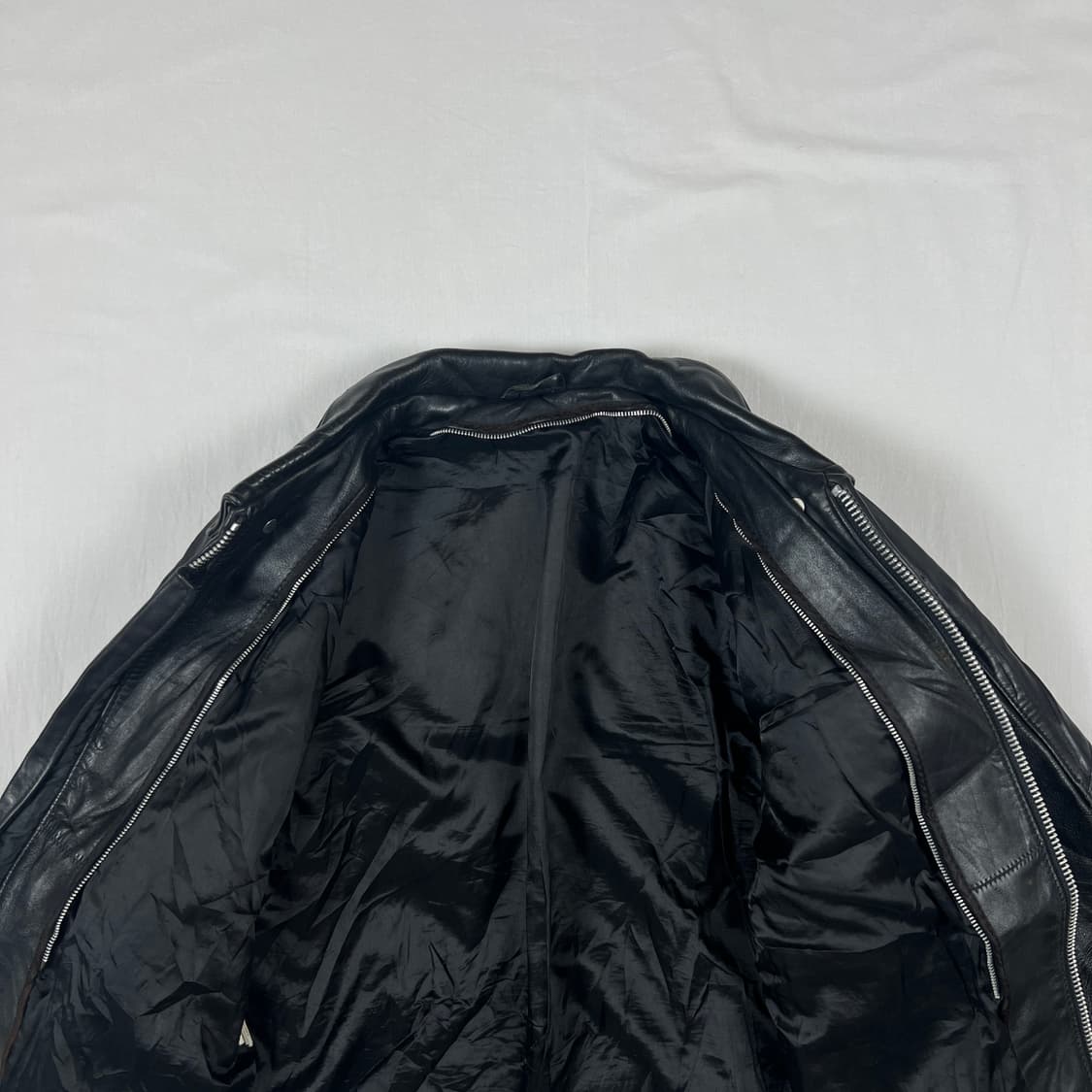 쇼트 schott 싱글 가죽 레더 라이더자켓 상품이미지7