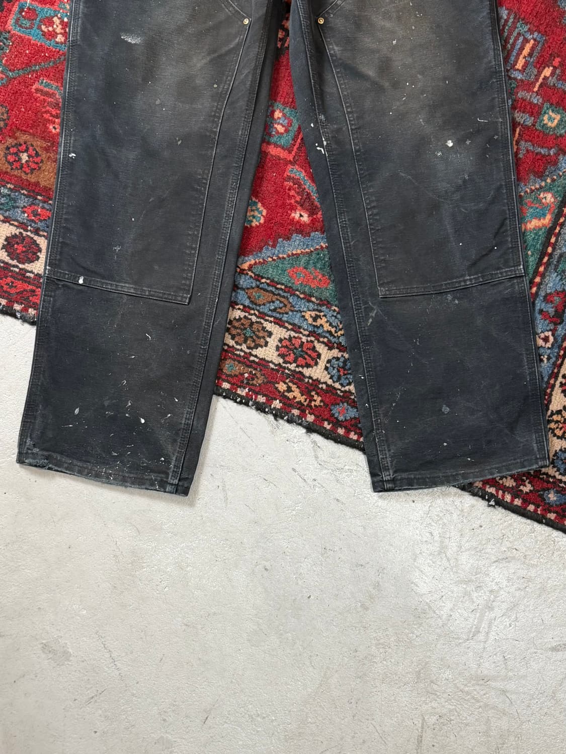 OG USA Made 칼하트 B01 더블니 블랙 칼하트 썩블니 좀비 상품이미지7