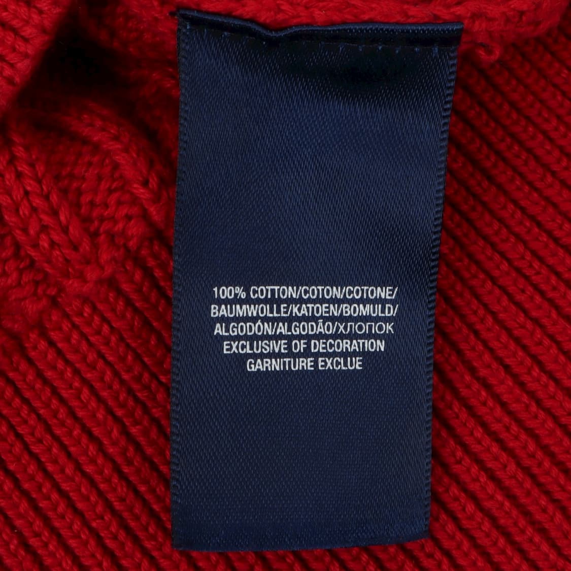 폴로 랄프로렌 우먼스 레드 버튼업 케이블 니트 상품이미지9