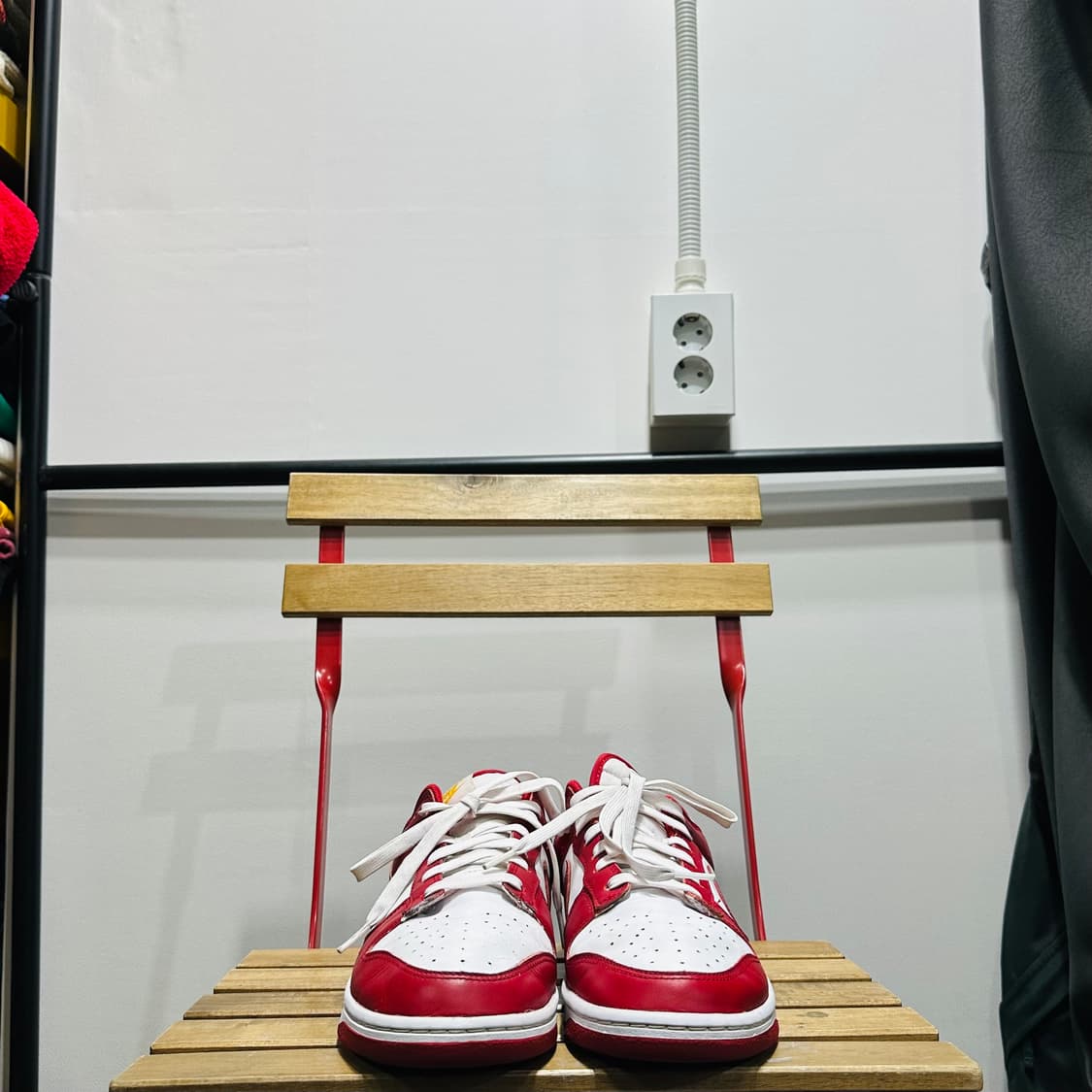 285) 나이키 운동화 남성 남자 신발 덩크 로우 범고래 레드/화이트 상품이미지2