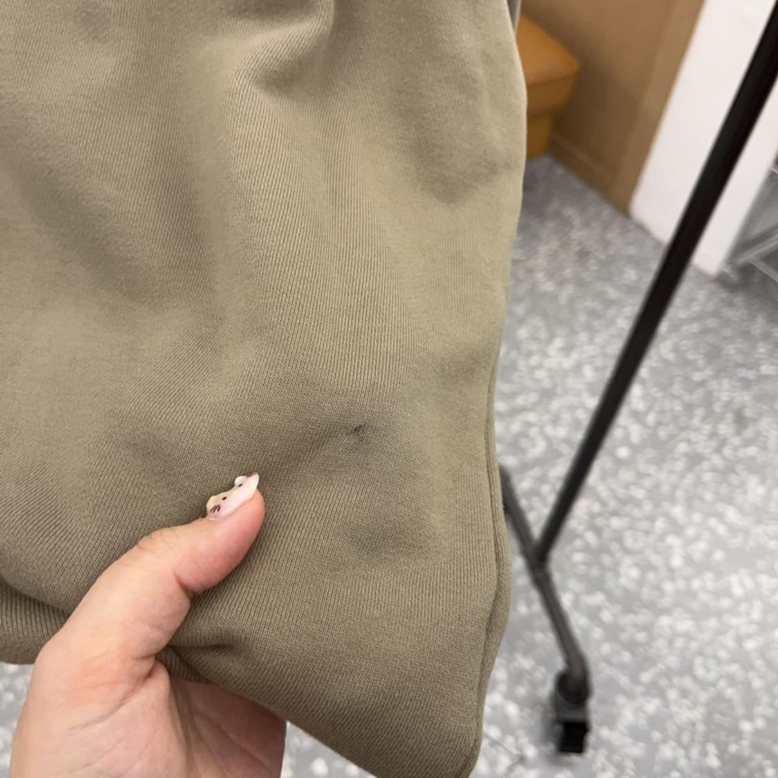 아디다스 포켓 체크니컬 빅사이즈 스웻셔츠 맨투맨 110 C06135 상품이미지7