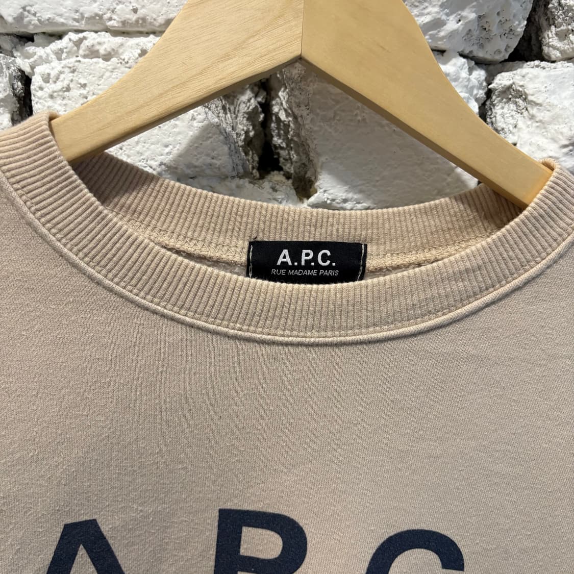 아페쎄 A.P.C 빅로고 맨투맨 상품이미지2