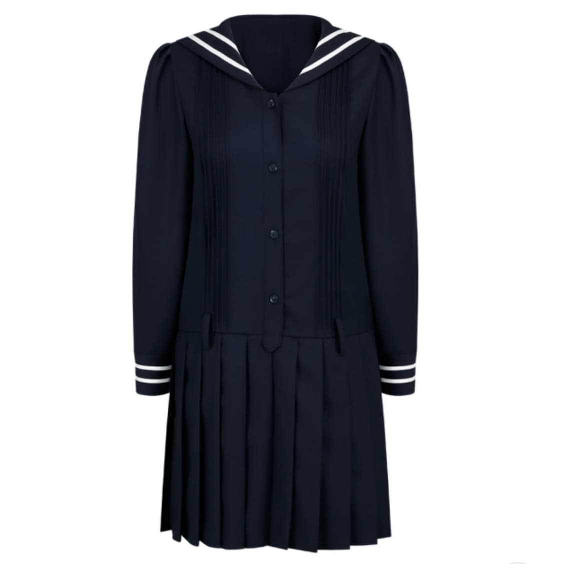 라벨르블랑 세일러 플리츠 원피스 상품이미지1