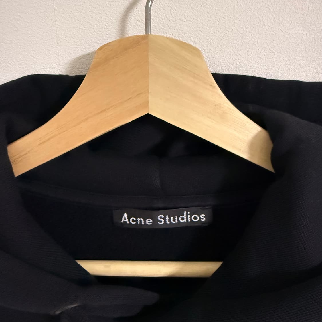 [S] 아크네 스튜디오 Ferris Face 기모 후드티 블랙 상품이미지2