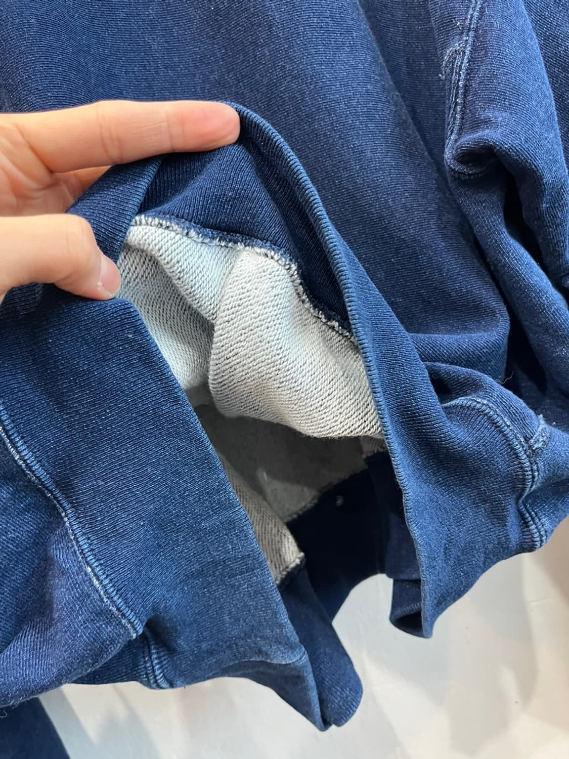 챔피온 리버스위브 인디고 스웻셔츠 맨투맨 상품이미지5