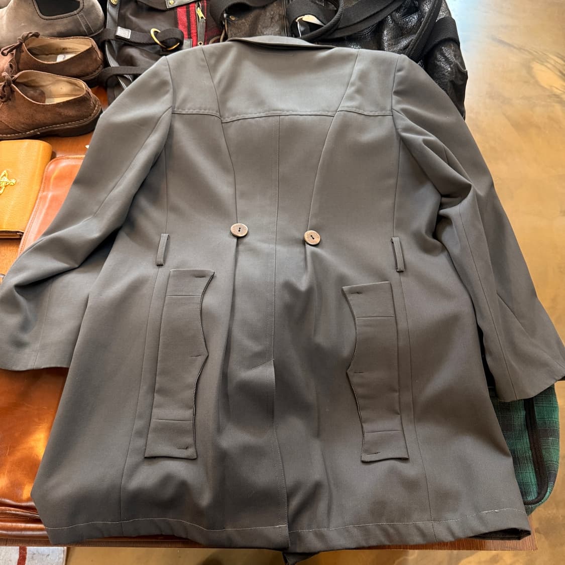 제프리 비 스몰 독일군 코트 리워크 코트 자켓 HAND BY ITALY 상품이미지3