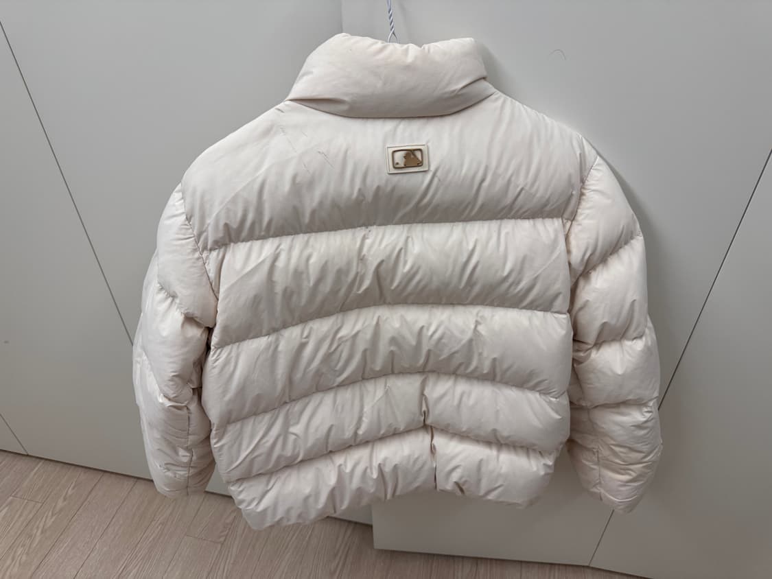 MLB 엠엘비 숏패딩 크림 상품이미지3