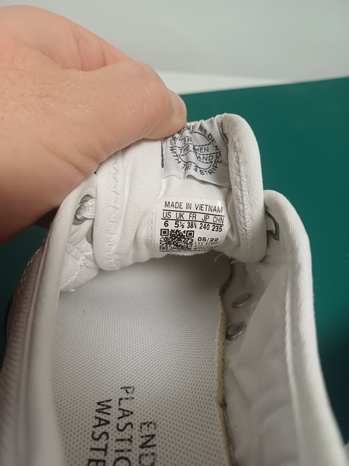 [S급] 아디다스 니짜 로우 RF 흰검 (240) 상품이미지8