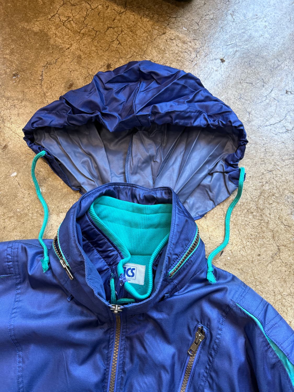 90s 아식스 japan 크롭 듀얼 서모 재킷 상품이미지6