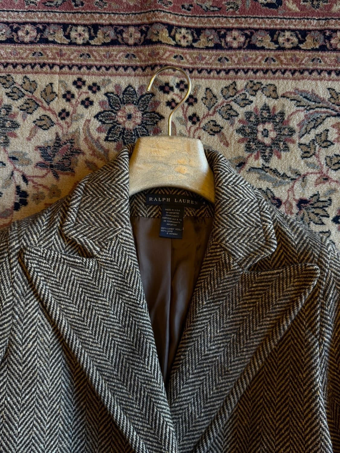 폴로 랄프로렌 트위드 코트 66~77 상품이미지2