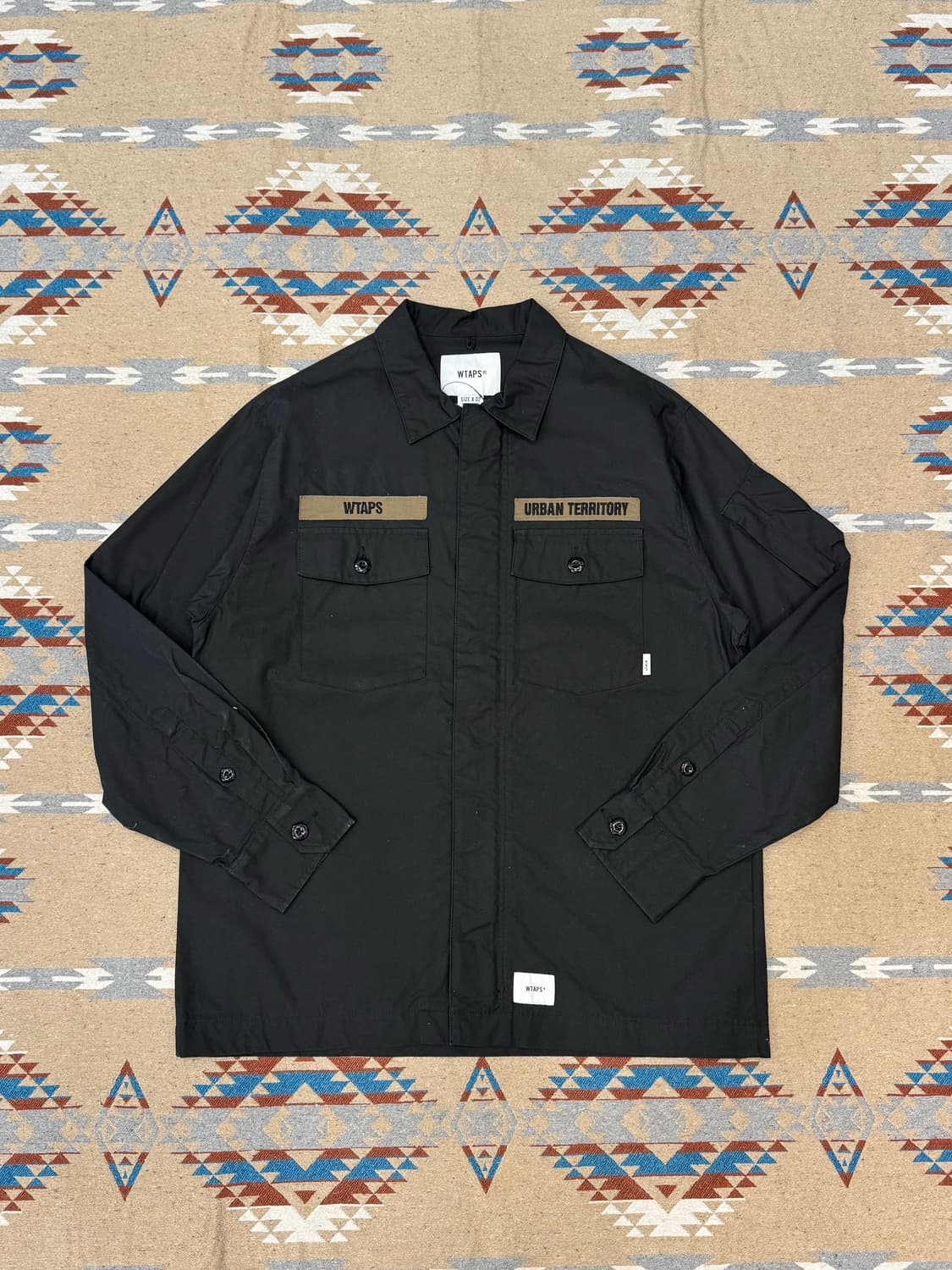 [2][M] 더블탭스 밀리터리 자켓 블랙 상품이미지2