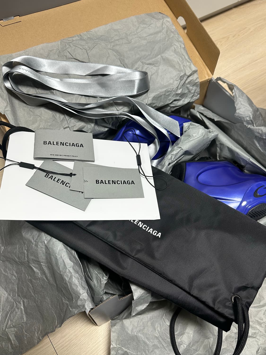 발렌시아가 바스켓볼 슈즈 블루 42 상품이미지7