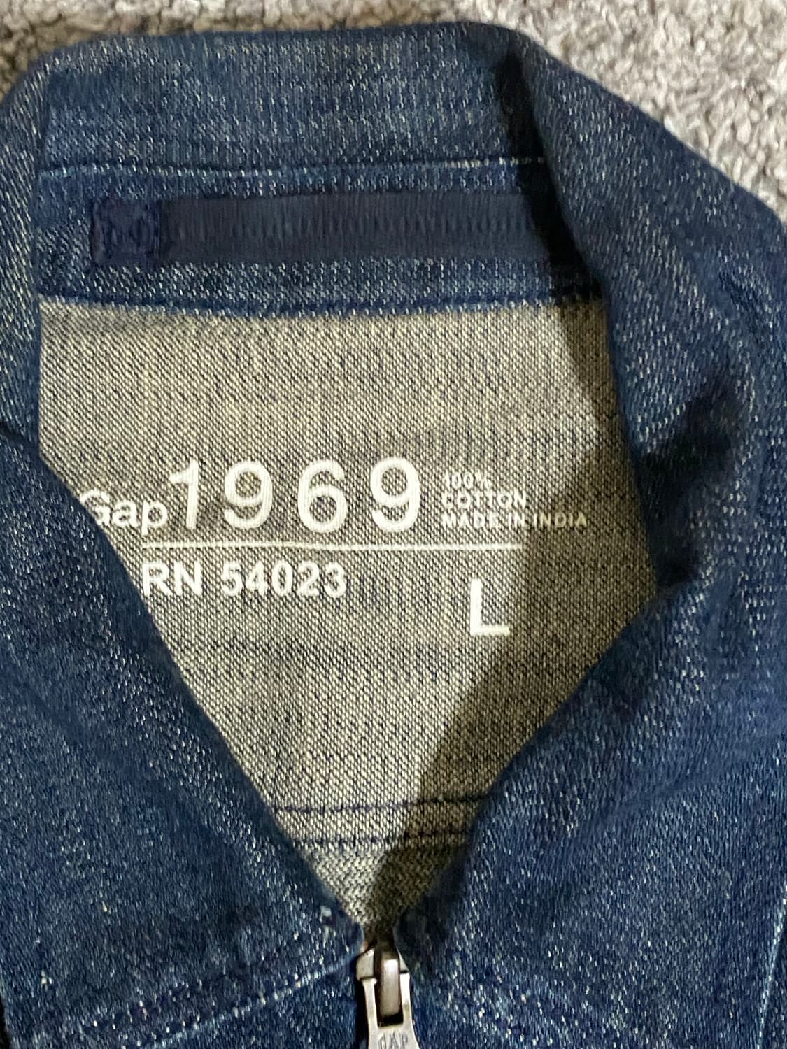 GAP 갭 1969 지퍼 데님 자켓 상품이미지4