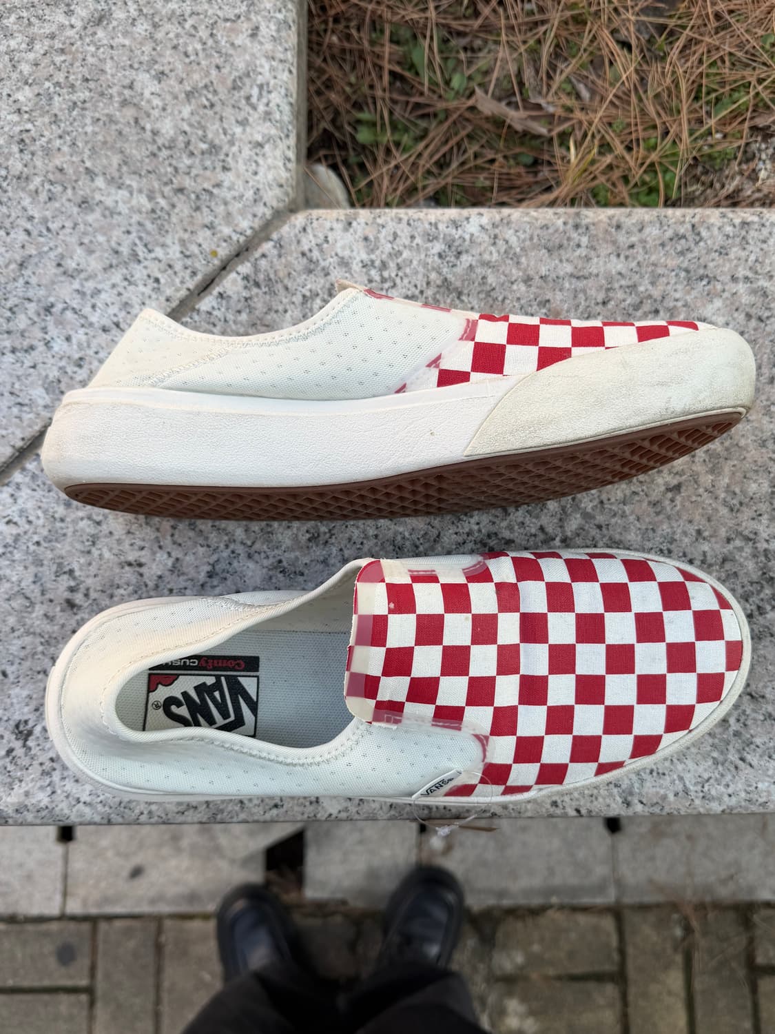 Vans 반스 컴피쿠시 원 체커보드 레드 상품이미지5