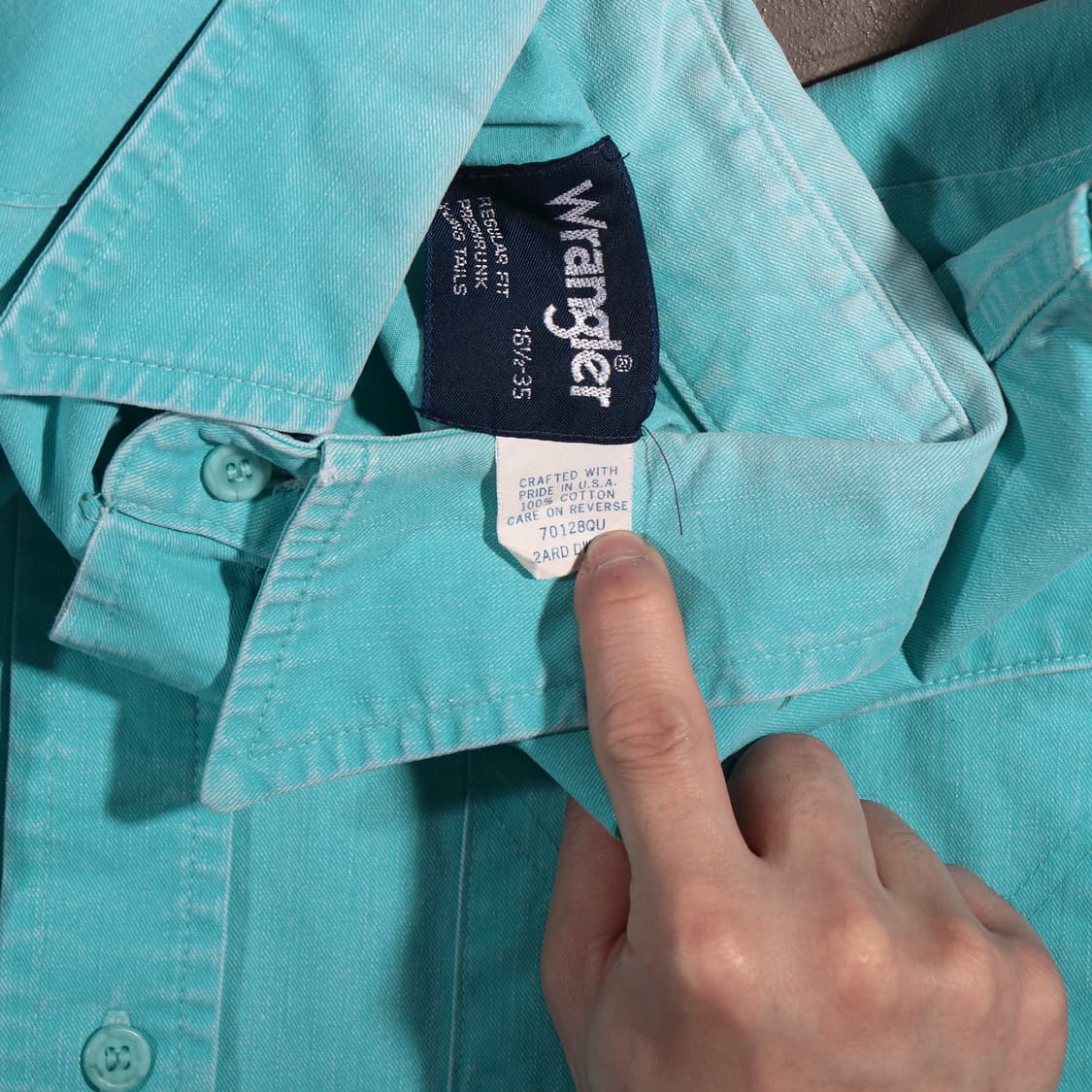 90s 랭글러 헤비코튼 웨스턴셔츠 상품이미지5